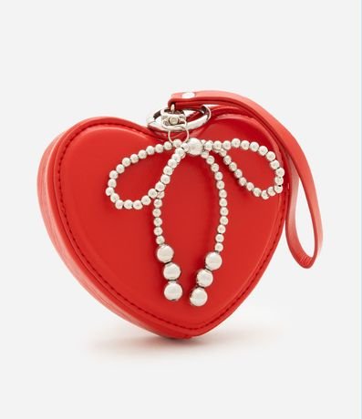 Billetera Mediana con Forma de Corazón y Moña 3