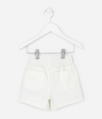 Short Infantil Clochard en Sarga con Estampa de Lazos - Talle 1 a 6 años 2