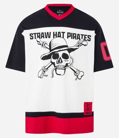 Remera Relaxd en Algodón con Estampa One Piece 8