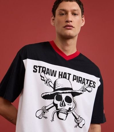 Remera Relaxd en Algodón con Estampa One Piece 3