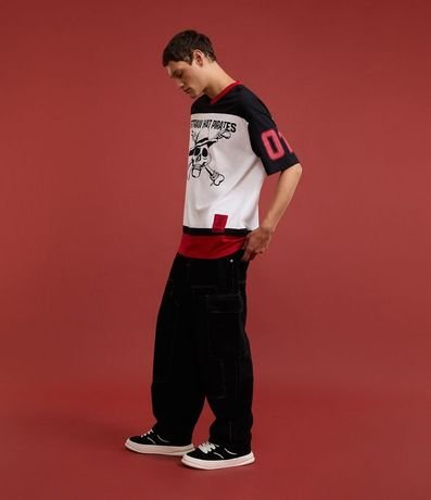 Remera Relaxd en Algodón con Estampa One Piece 6