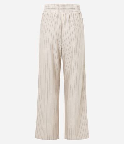 Pantalón Wide Raya de Tiza en Punto Roma 7