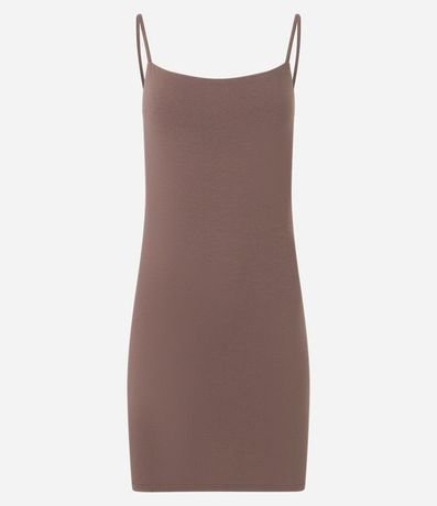 Vestido Básico en Cotton con Breteles Finos 6