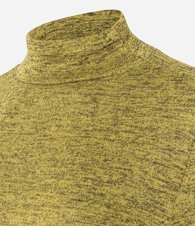 Blusa Texturizada con Cuello Alto y Manga Larga 6