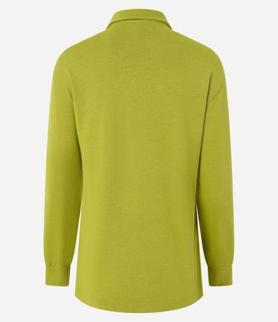 Blusa Texturizada en Algodón con Cuello Polo 7