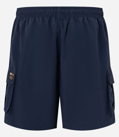 Bermuda en Material Tecnológico con Bolsillos Cargo 2