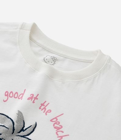 Remera Infantil Comfort con Estampa de Hello Kitty - Talle 5 a 14 años 4