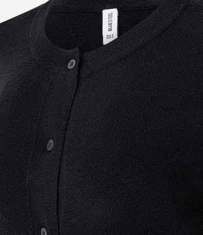 Cardigan en Viscosa en Efecto Punto con Botones 4