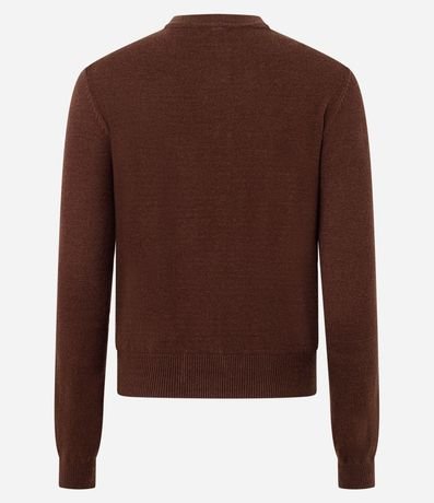 Cardigan en Viscosa en Efecto Punto con Botones 6
