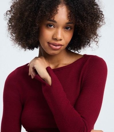 Sueter Punto en Viscosa con Escote Canoa 3