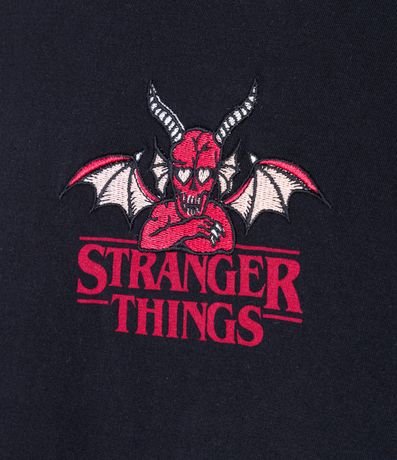Remera Boxy en Algodón con Estampa Stranger Things 6