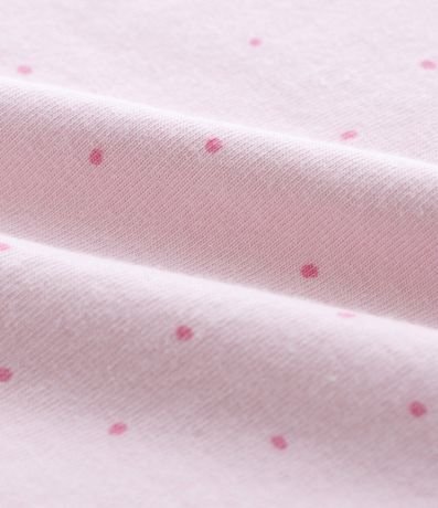 Body Infantil con Estampado de Lunares y Flor - Talle 0 a 18 Meses 4