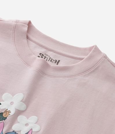 Remera Infantil Oversized con Estampa Havaiana Lilo y Stitch - Talle 5 a 14 años 4