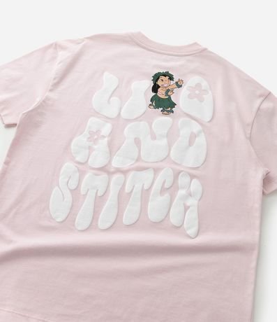 Remera Infantil Oversized con Estampa Havaiana Lilo y Stitch - Talle 5 a 14 años 6