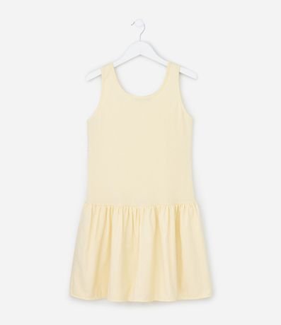 Vestido Infantil en Anarruga con pliegues - Talle 5 a 14 años 2