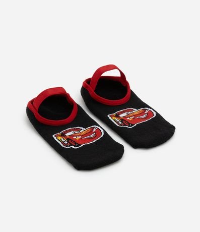 Kit 02 Medias Ballet Infantil con Antideslizante  y Estampa Coches - Talle 19 al 34 2