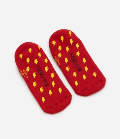 Kit 02 Medias Ballet Infantil con Antideslizante  y Estampa Coches - Talle 19 al 34 4