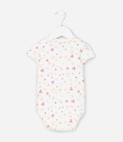 Body Infantil con Estampa Floral Liberty - Talle 0 a 18 Meses 2