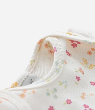 Body Infantil con Estampa Floral Liberty - Talle 0 a 18 Meses 4