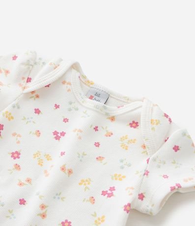 Body Infantil con Estampa Floral Liberty - Talle 0 a 18 Meses 6