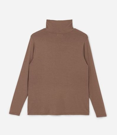 Blusa Cuello Alto en Viscolycra Curve & Plus Size 5