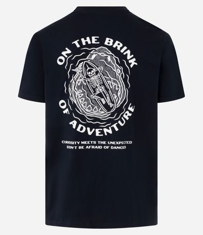 Remera T-Shirt en Algodón con Estampa Esqueleto en Canoa 6