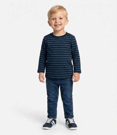 Remera Infantil Comfort Rayada – Talle 1 a 5/6 años