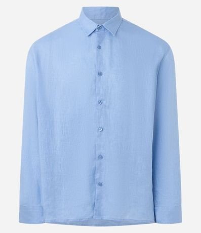 Camisa Relaxed en Cambraia de Lino Puro