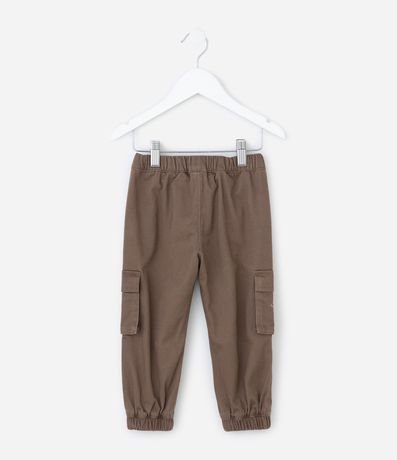 Pantalón Infantil Jogger en Sarga con Bolsillos Cargo – Talle 1 a 5/6 años 2