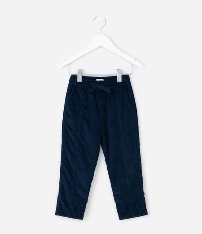 Pantalón Infantil en Terciopelo con Cintura Elástica – Talle 1 a 5 años