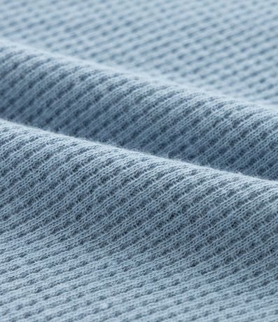 Enterito Infantil Waffle con Estampa de Osito – Talle 0 a 18 Meses 4