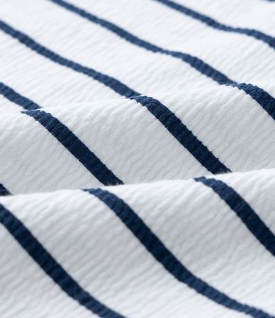 Enterito Infantil con Estampa de Rayas - Talle 0 a 18 Meses 4