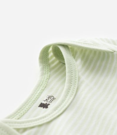 Body Infantil con Estampa de Raya Horizontales - Talle 0 a 18 Meses 5