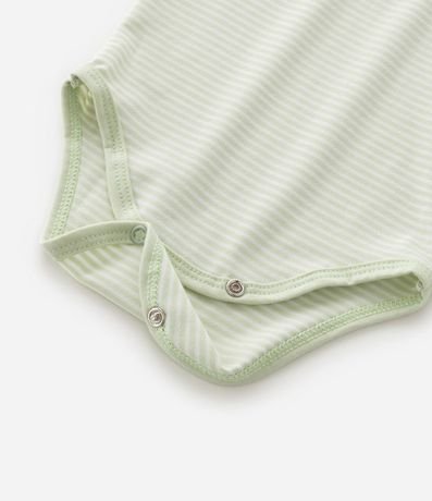 Body Infantil con Estampa de Raya Horizontales - Talle 0 a 18 Meses 6