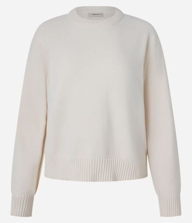 Suéter con Manga Larga en Chenille