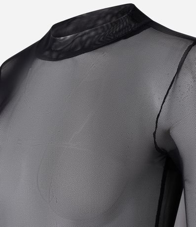 Blusa en Tule con Cuello Alto 6