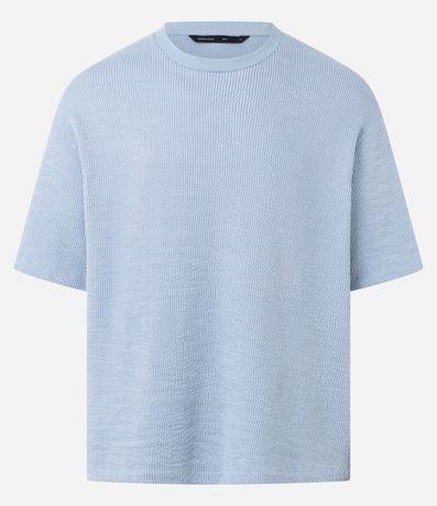 Remera Boxy en Algodón Texturizada 5