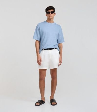 Remera Boxy en Algodón Texturizada 2