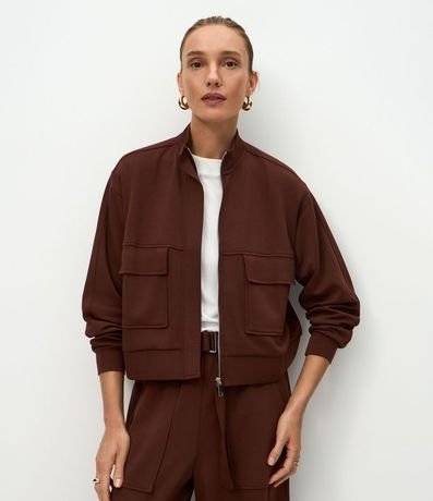 Campera Alargada en Algodón sin Felpa 1