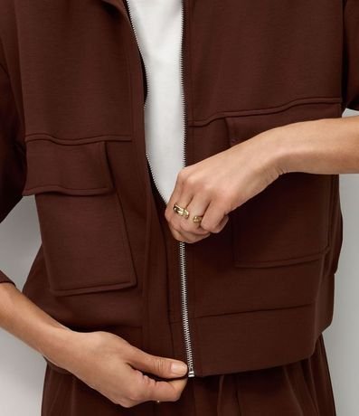 Campera Alargada en Algodón sin Felpa 3