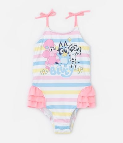 Malla Infantil en Microfibra con Estampa Bluey - Talle 2 a 6 años