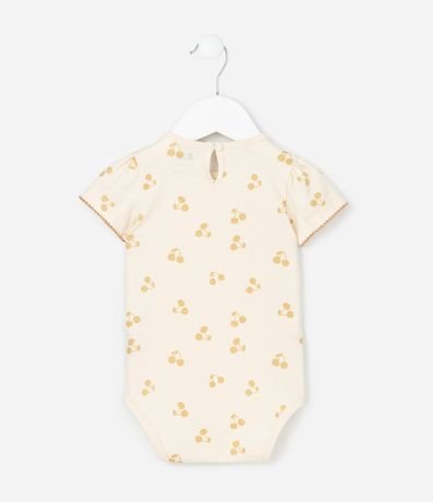 Conjunto Infantil con Estampa de Cerezas Sweet Baby Lentejuelas - Talle 0 a 18 Meses 4