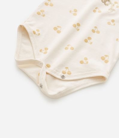 Conjunto Infantil con Estampa de Cerezas Sweet Baby Lentejuelas - Talle 0 a 18 Meses 7