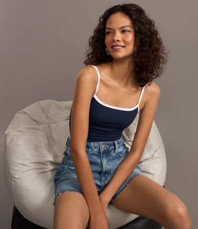 Body en Microfibra con Viés Contrastantes 5