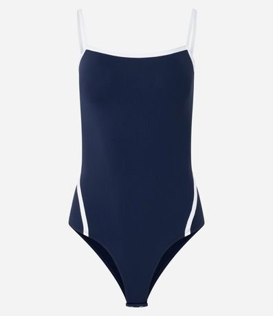 Body en Microfibra con Viés Contrastantes 6