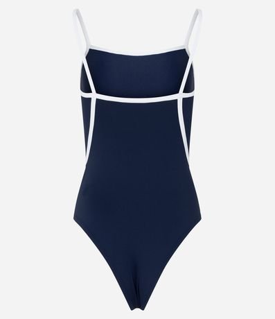 Body en Microfibra con Viés Contrastantes 7