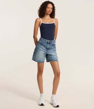 Body en Microfibra con Viés Contrastantes 2