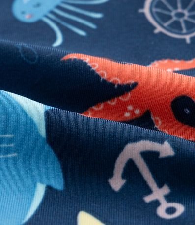 Sunga Boxer Infantil con Estampa Fondo del Mar - Talle 2 a 6 años 3