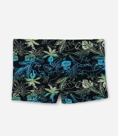 Sunga Boxer Infantil con Estampa de Palmeras - Talle 5 a 14 años 2