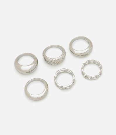 Kit 06 Anillos Diversos